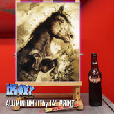 Abstract Canvas Horse Art - Whirl Wind by Chris Tutty